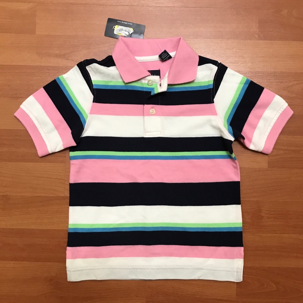 Class Club  Boys Striped Polo Shirt Size 2T/3T